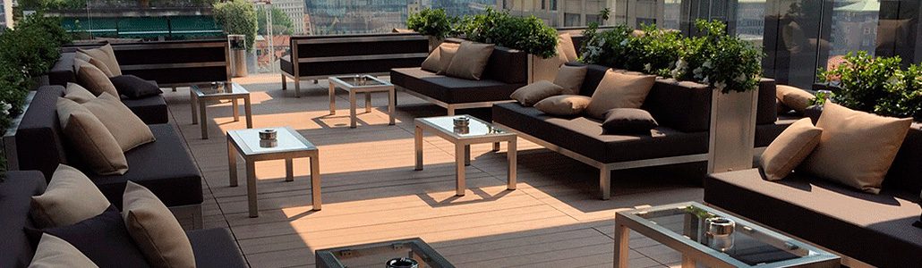 Lames Disegna Decking en terrasses couvertes